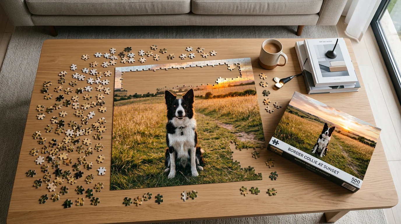 Fotopuzzel huisdier - gepersonaliseerde hondenpuzzel